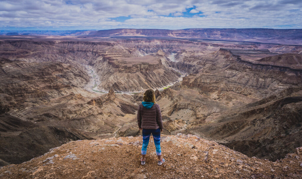 The edge of Fish River Canyon