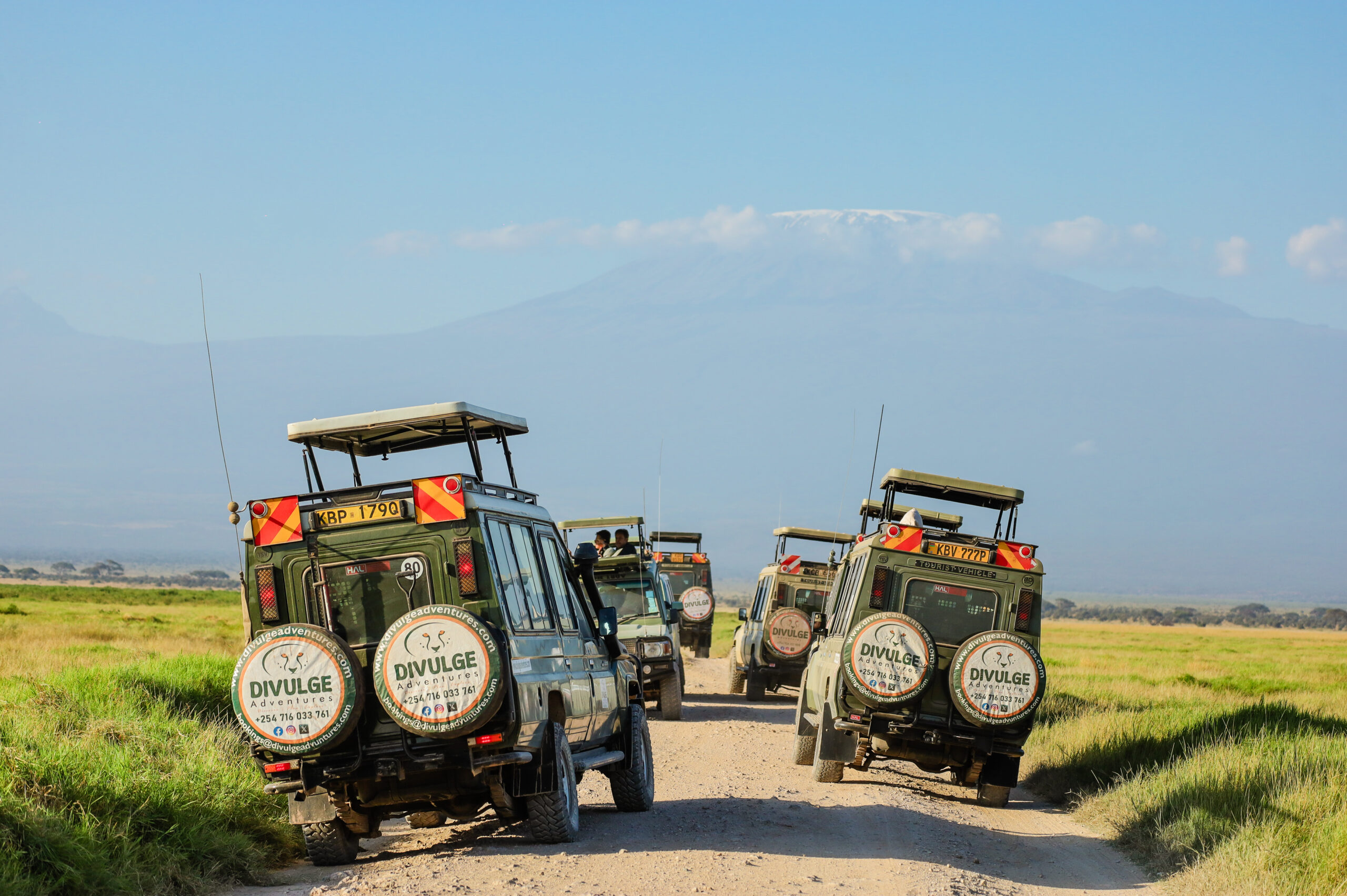 Kenya park fees – a safari game drive in Amboseli National Park