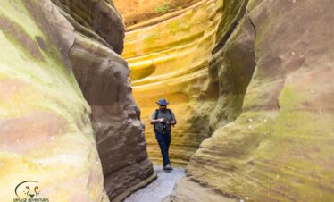 The gorges of Hell's Gate National Park, Kenya