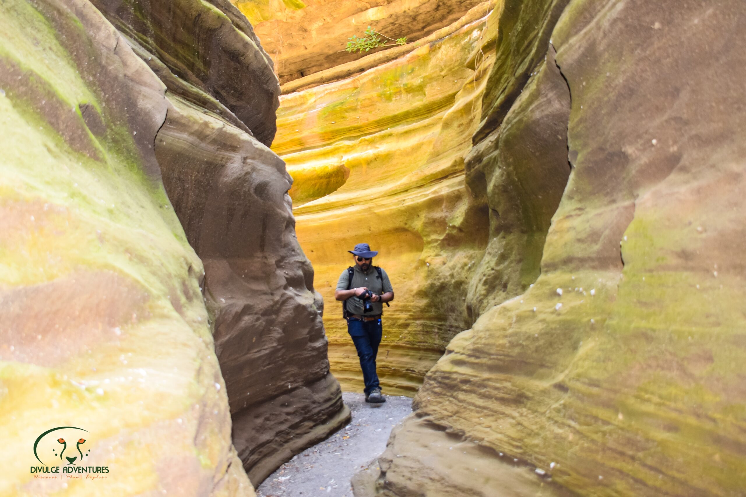 The gorges of Hell's Gate National Park in Kenya