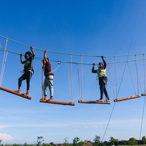 Full day corporate team building at Burudani Adventure Park: team activities in Limuru, Kenya